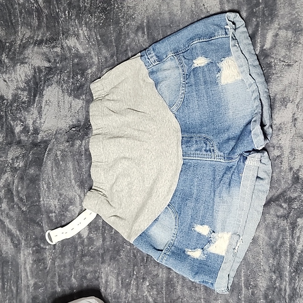 Maternity Jean Shorts